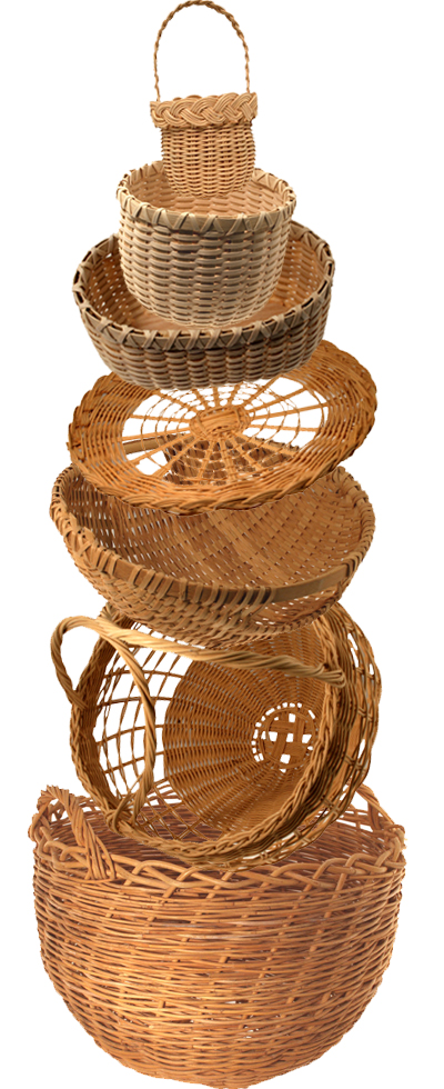Exceart 5PCS Basket Flat Reed Cane Coil Basket Weaving Reed DIY Chair Repair Binder 430x1.5cm Basket Making Supplies 