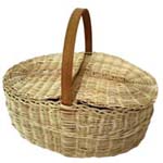 weaving large baskets