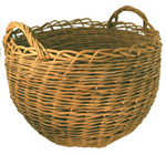 weaving large baskets